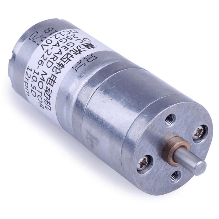 4Pcs Electric Motor 12RPM 12V DC Geared Motor High Torque Gear Reducer Motor - MRSLM