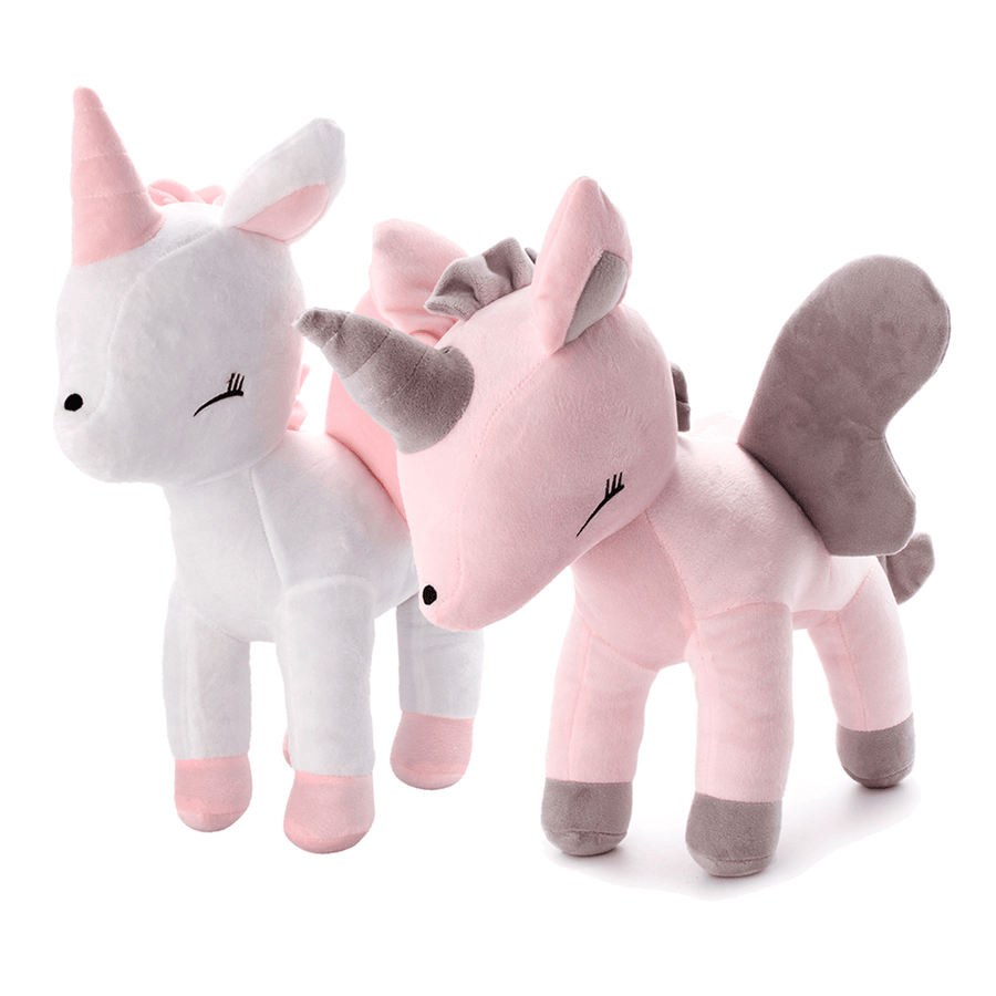 16 Inches Soft Giant Unicorn Stuffed Plush Toy Animal Doll Children Gifts Photo Props Gift - MRSLM