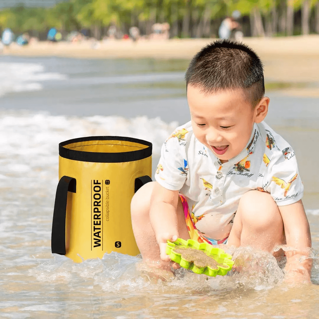 14.5/22.5L Waterproof Water Bags Fishing Folding Bucket Portable Bucket Water Container Storage Carrier Bag - MRSLM