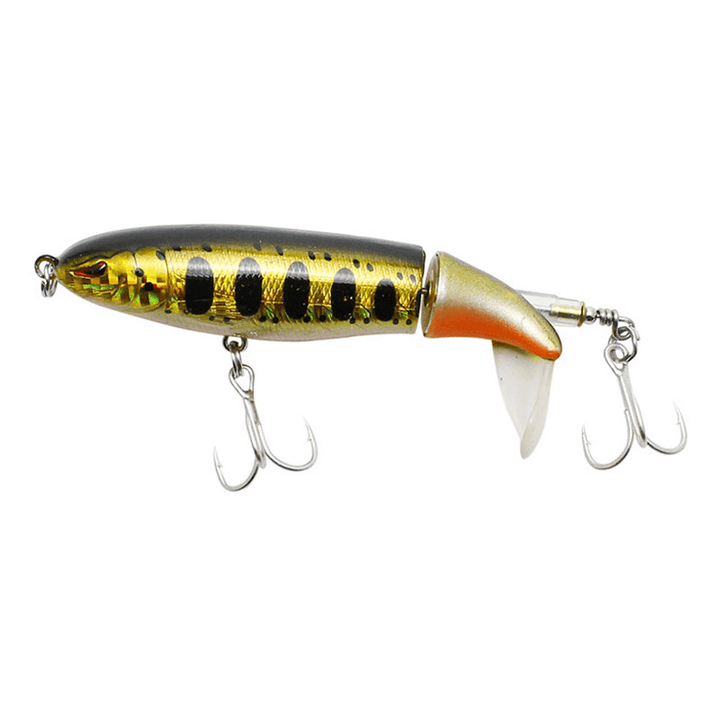 ZANLURE 5PCS 13G Floating Pencil Fishing Lures Hard Shell Plastic Fish Simulation Lures with 2 Hooks Fishing Tools - MRSLM