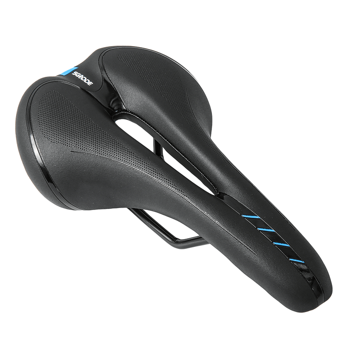 SGODDE Bicycle Saddle Breathable Soft Waterproof Shock Absorption Bike Cushion Seat for MTB Road Bike - MRSLM