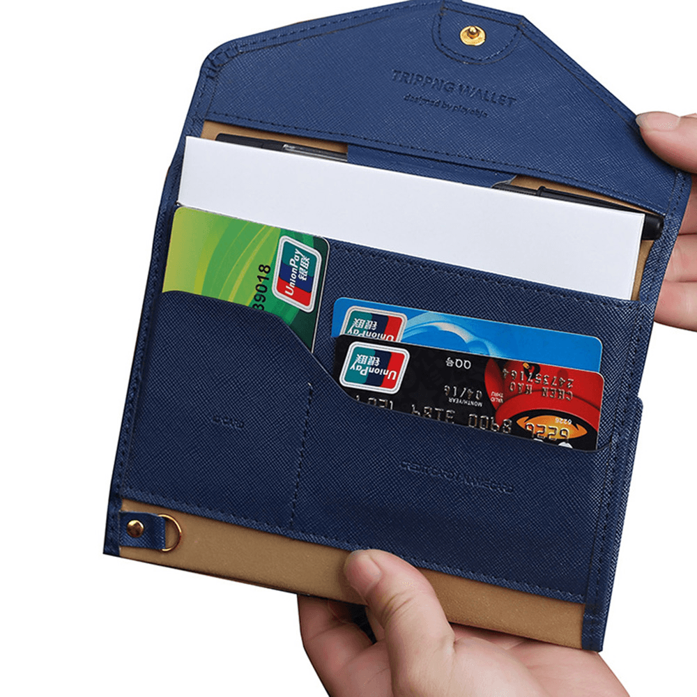 Multi-Function Card Bag Wallet Passport Holder Credit Card Package for Travel Camping - MRSLM