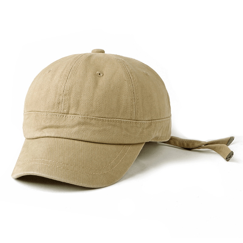 Men Women Washed Cotton Baseball Cap Peaked Hat - MRSLM