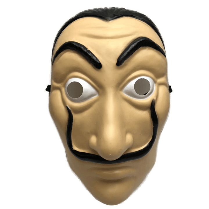 Money Heist the House of Paper La Casa De Papel Mask for Men Women Salvador Dali Mask Halloween Carnival Christmas Dali Mask - MRSLM