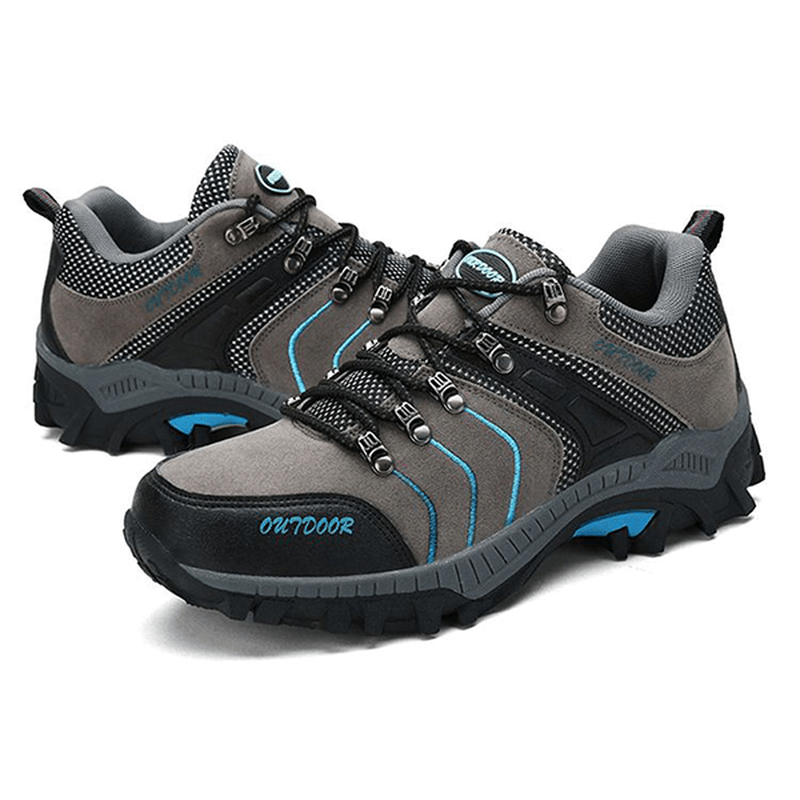 Men Breathable Wear Resistance Outsole Outdoor Hiking Athletic Shoes - MRSLM