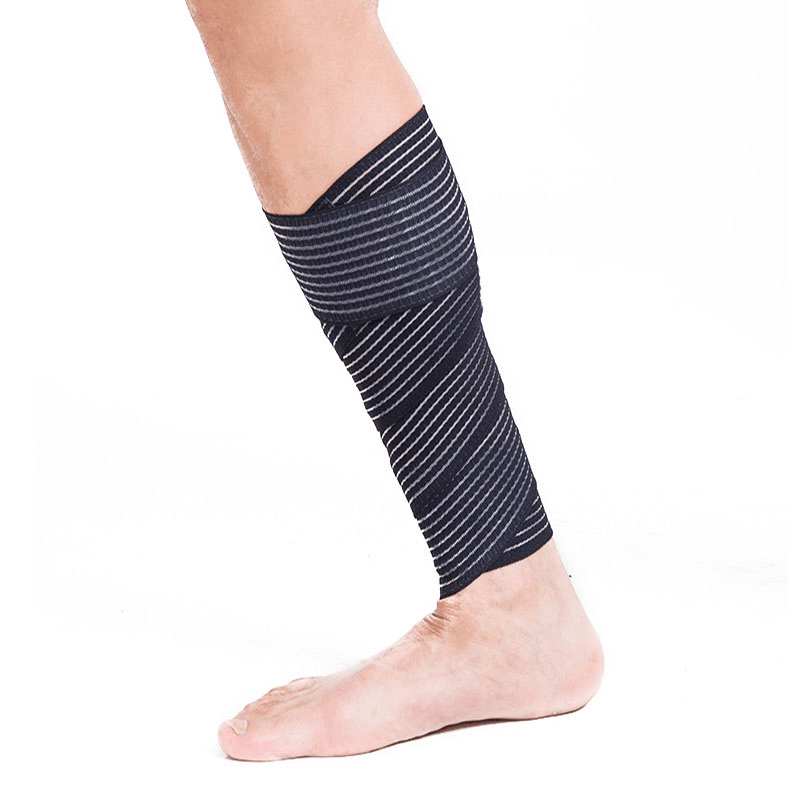 BOER 1PC Sports Leg Support Adjustable Breathable Prevent Sprains Leg Guard Outdoor Leg Bandage Fitness Protective Gear - MRSLM