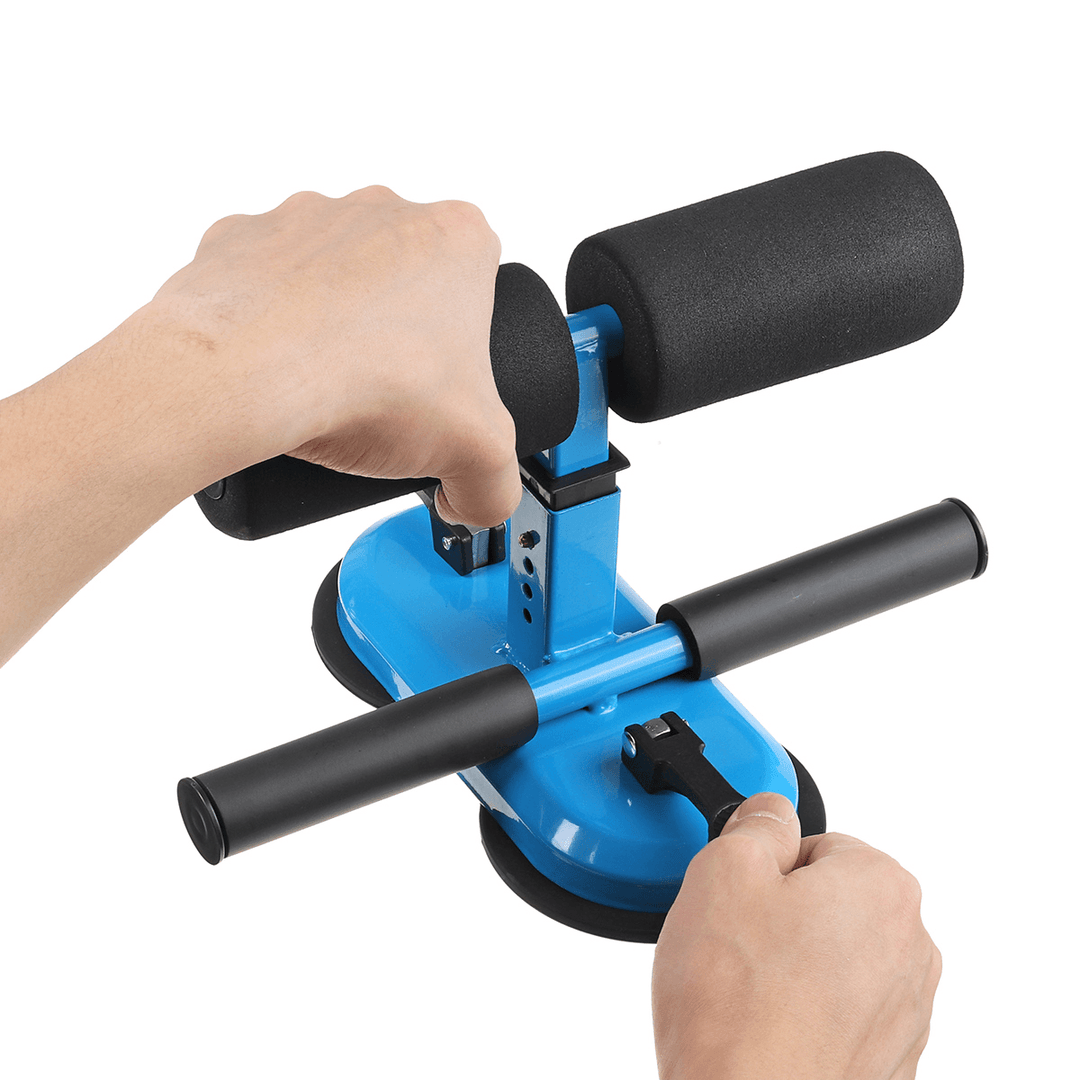 4-Gears Adjustable Dual Suckers Sit-Ups/Push Ups Aid Bar Abdominal Core Trainer Body Shaping Fitness Equipment - MRSLM