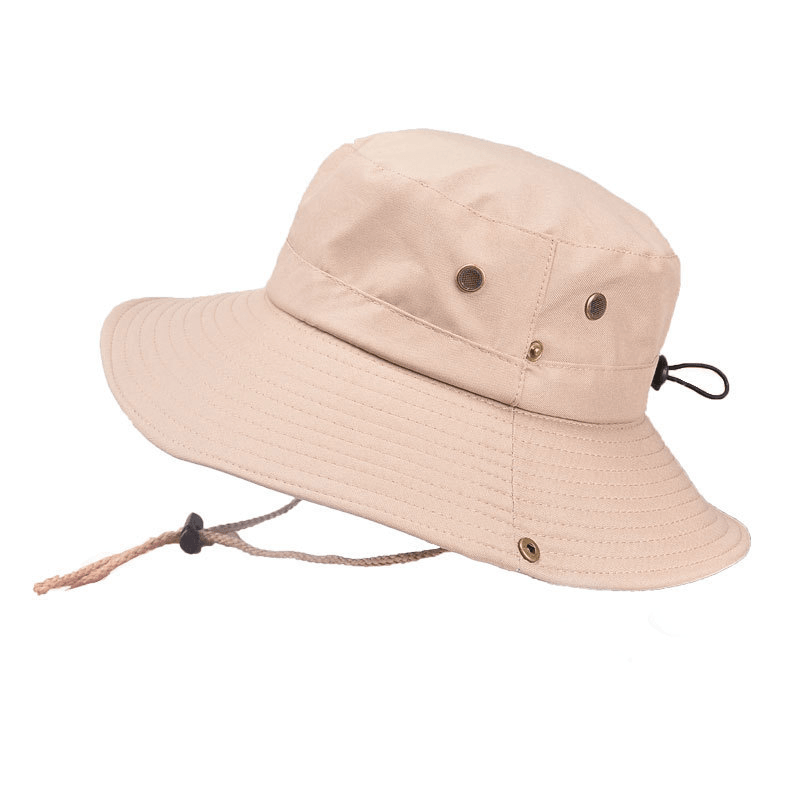 Tactical Cap Outdoor Fisherman Hat Folding Portable Bucket Hat Hiking Climbing Sun Protection Floppy Hat - MRSLM
