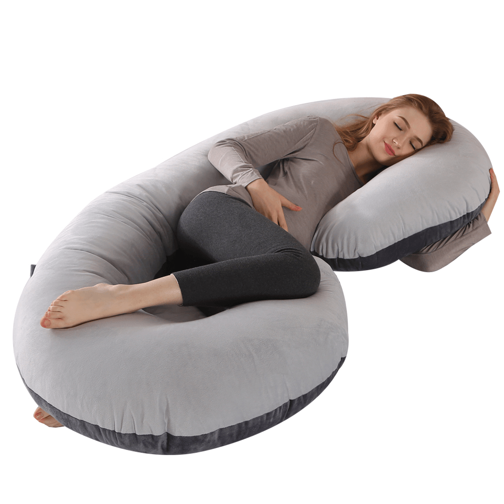 140 X 70Cm Full Body U Shape Pillow Soft Breathable Sleeping Support Pillow for Side Sleepers - MRSLM