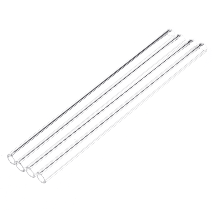 4Pcs 200Mm OD 10Mm 2Mm Thick Wall Borosilicate Glass Blowing Tube - MRSLM