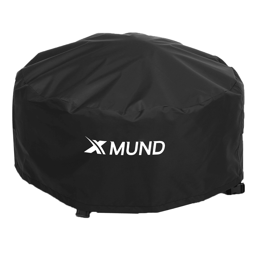 Xmund 26Inch Fire Pit Cover round BBQ Cooking Stove Protector Waterproof anti Dust Shelter for Outdoor Camping Picnic Stove - MRSLM