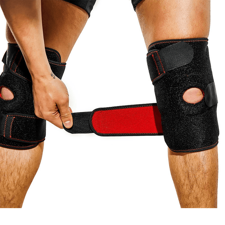 KALOAD Sports Elastic Knee Pad Rehabilitation Knee Brace Support Fitness Protective Gear - MRSLM