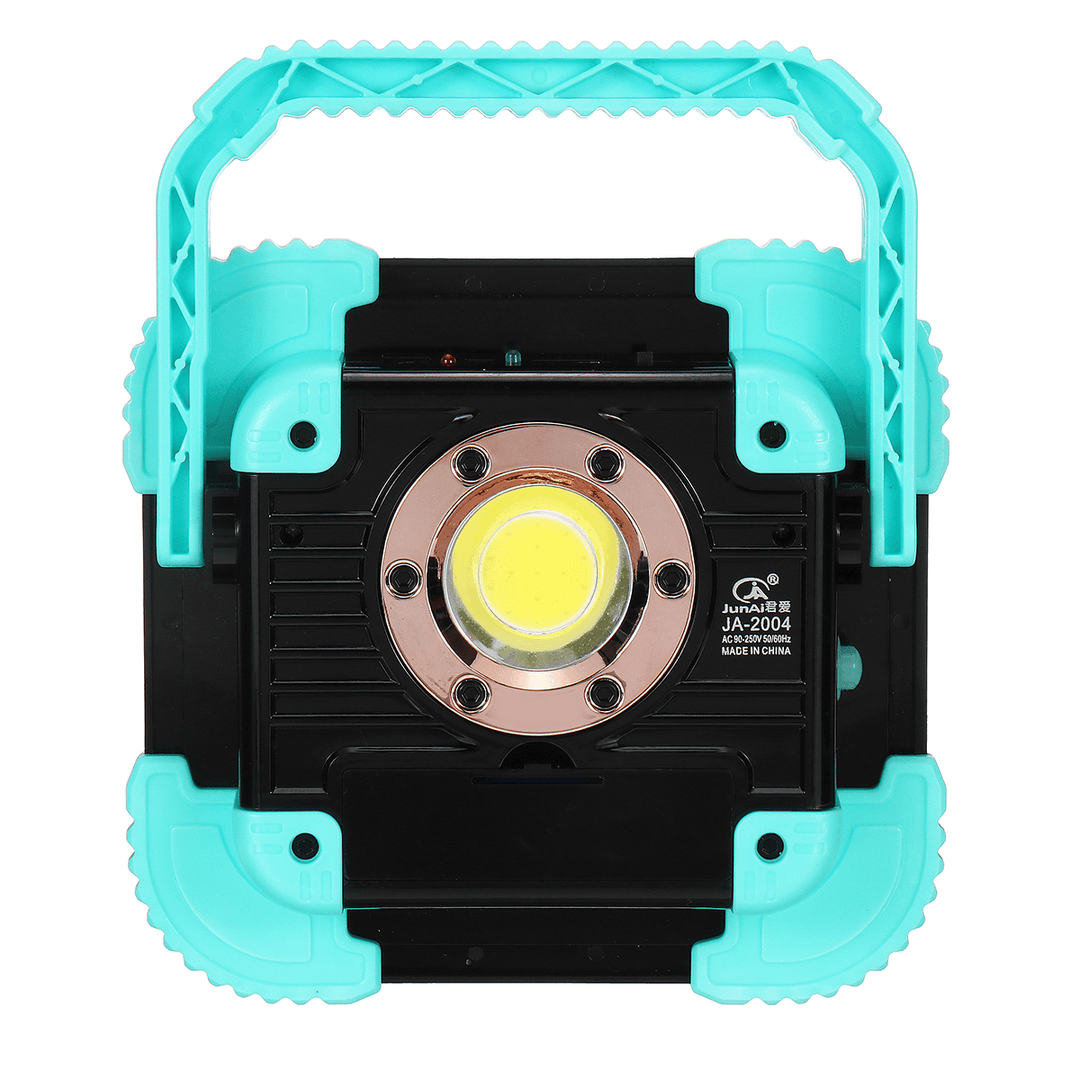 COB Solar Camping Light USB Rechargeable Waterproof Flood Light Work Lamp Floodlight for Outdoor Hiking Travel Fishing Emergency Car Repairing - MRSLM