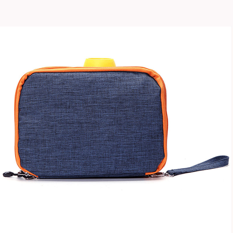 Casual Multifunctional Canvas Multi Pocket Ipad Store Bag Phone Bag Storage Bag - MRSLM