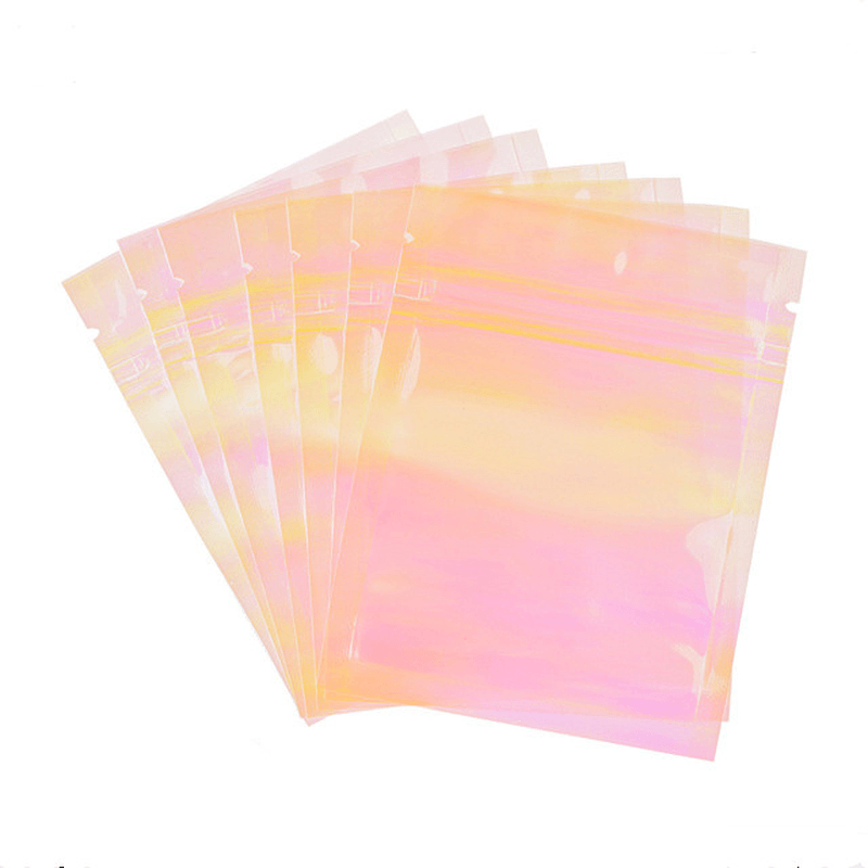 8 Sizes 20Pcs Pack Plastic Bag Aluminum Foil Hologram Food - MRSLM