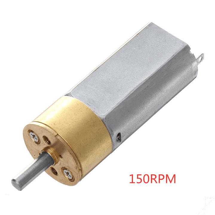 Machifit DC 12V 30-800Rpm 16GA050 Reduction Gear Motor for Smart Door Locks Meters Security Cameras - MRSLM