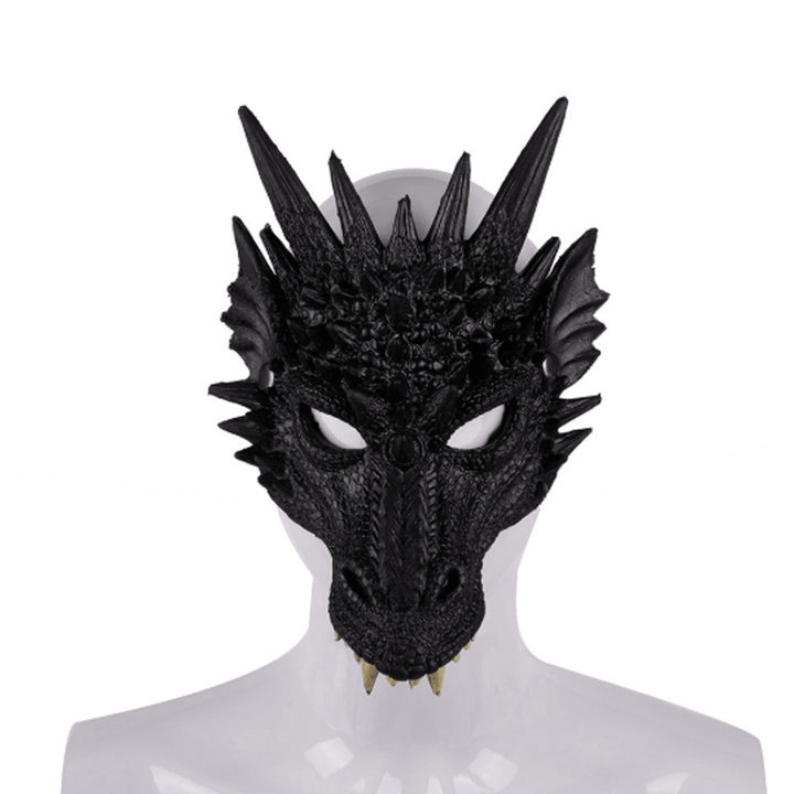 3D Animal Dragon Horror Mask Props Halloween Carnival Halloween Party Cosplay - MRSLM