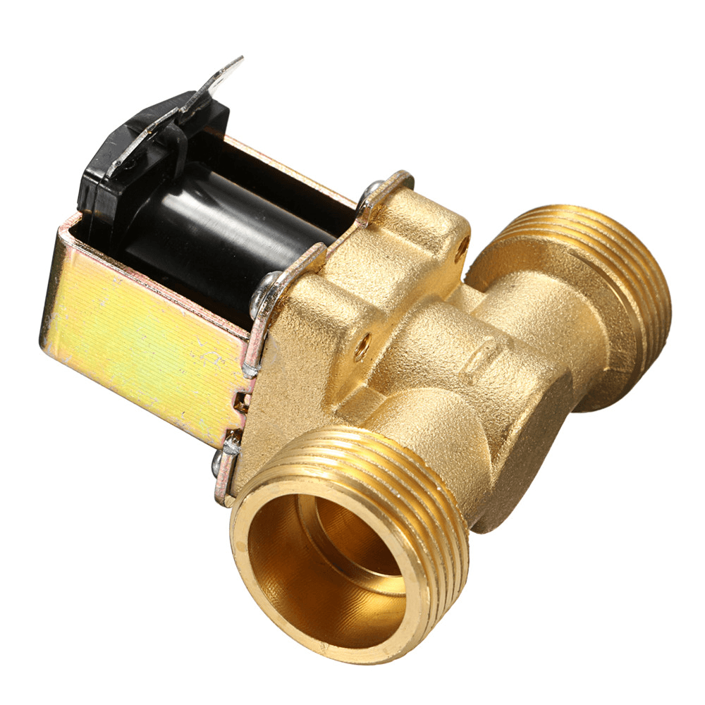 220V Normally Closed 2 Way Brass Electric Solenoid Valve for Air Water Valve - MRSLM