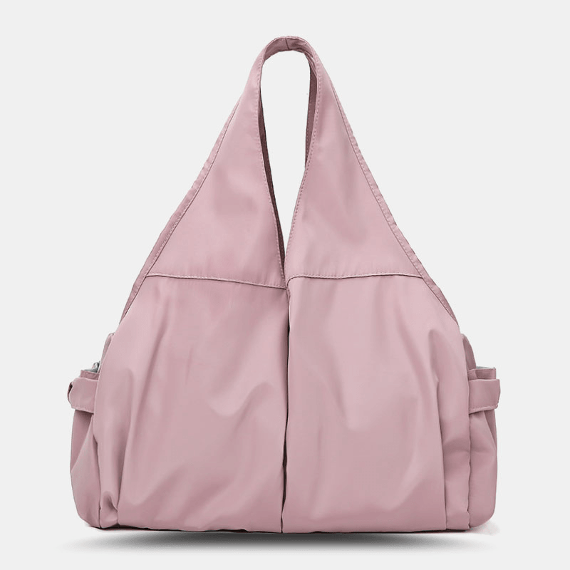 Women Multi-Compartment Large Capacity Waterproof Tote Handbag Outdoor Casual Travel Lightweight Oxford Shoulder Bag - MRSLM
