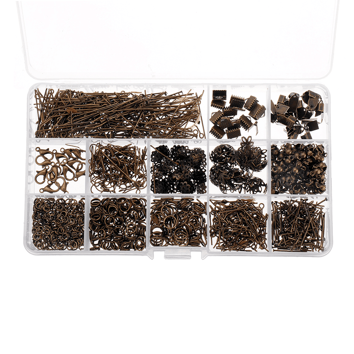 760Pcs/Set Jewelry Making Kit DIY Earring Findings Hook Pins Mixed Handcraft Accessories - MRSLM