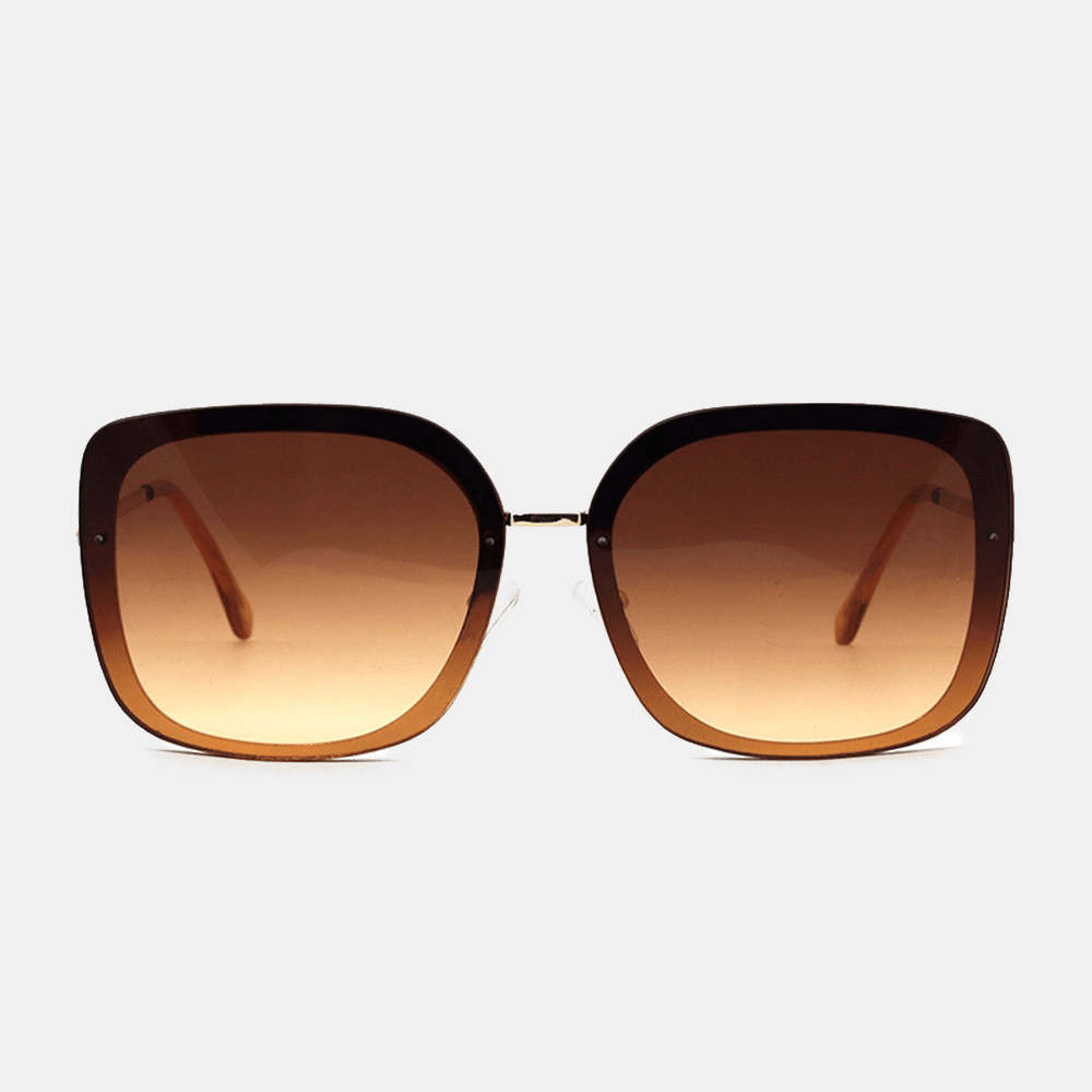 Unisex Metal Full Frame Tinted Lens UV Protection Fashion Sports Driving Sunglasses - MRSLM