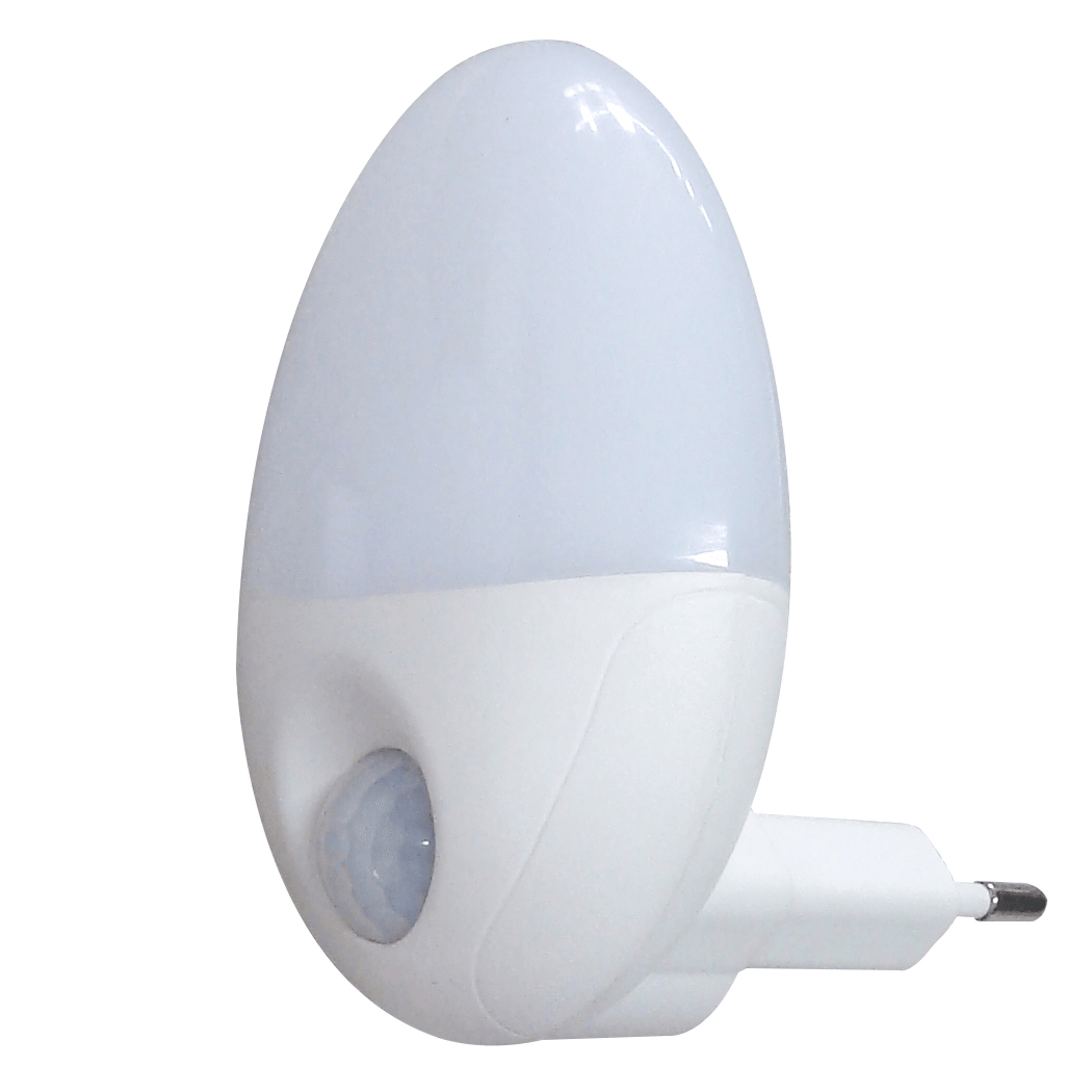 XS-008E EU Plug 2W Infrared Human Body Induction Lamp Plug-In PIR Motion Sensor Night Light - MRSLM