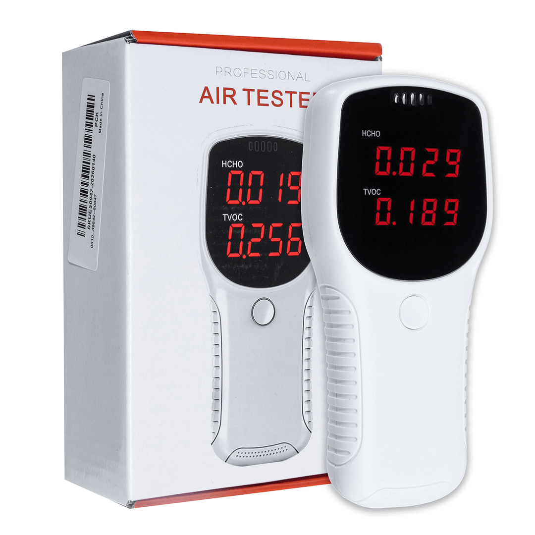 Air Quality Monitor HCHO TVOC PM2.5 PM10 Formaldehyde Detector Tester Home Test - MRSLM