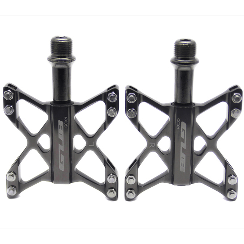 GUB GC009 Ultralight MTB BMX Mountain Pedals 3 Bearings Platform Pedals CNC AL6061+ Cr-Mo Axis 240G - MRSLM