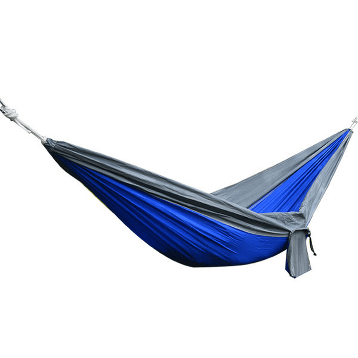 Ipree® 2Pcs Upgraded 270X140Cm 210T Nylon Double Hammock Portable Swing Bed Max Load 250Kg - MRSLM