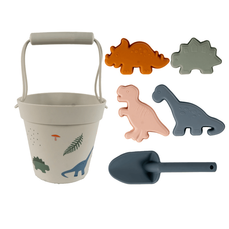 Silicone Bucket Beach Toy Set - MRSLM