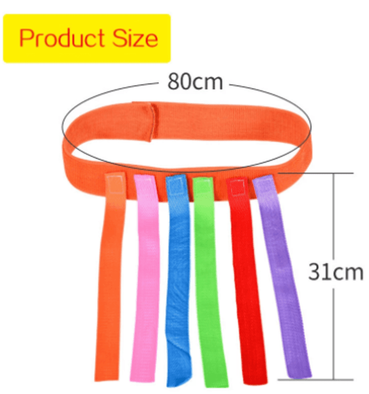 Catch the Tail Vest Pull the Tail Kindergarten Toys Children Sticky Jerseys Sense Integration Training Equipment Outdoor Sports Games - MRSLM