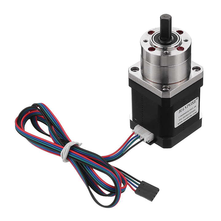 HANPOSE 17HS8401S-PG Nema 17 Extruder Gear Stepper Motor 42 Motor Ratio Planetary Gear Stepper Motor - MRSLM