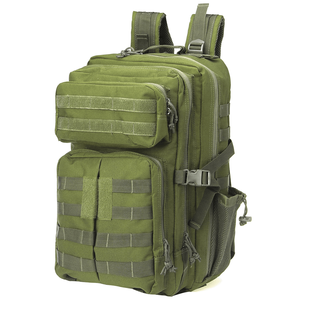 45L 900D Waterproof Tactical Backpack Oxford Cloth Molle Military Outdoor Bag Traveling Camping Hiking Climbing Bag - MRSLM