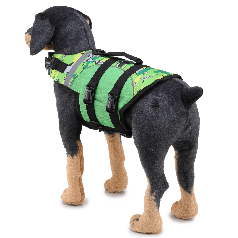 Dog Coats Jackets Life Jacket Safety Clothes for Pet Vest Summer Saver Swimming Pet Swimsuit - MRSLM