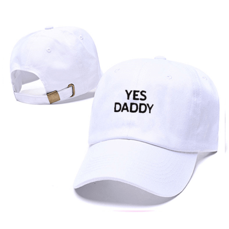 Mens and Womens Hip-Hop Hats Outdoor Caps Yes Daddy Embroidery Caps - MRSLM