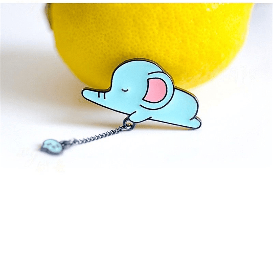 Cartoon Enamel Collar Pins Badge Corsage Cute Brooch Fashion Jewelry Decorations - MRSLM