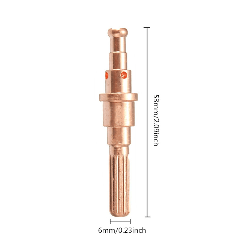 10Pcs Plasma Electrode Fit Cutter Consumables Spare Parts Tool for Thermal Dynamics SL60~SL100 - MRSLM