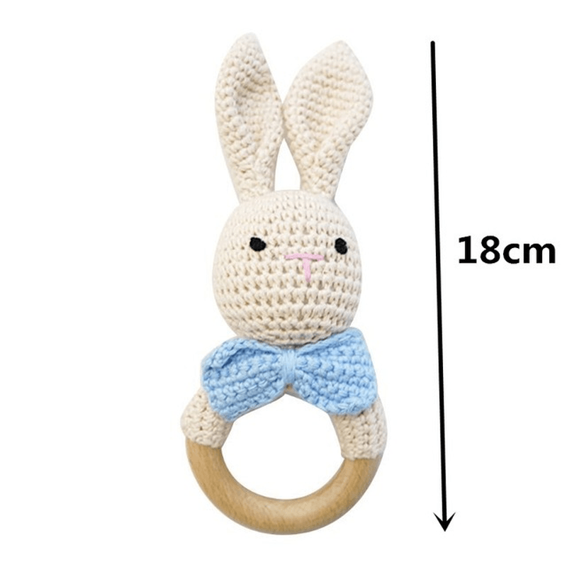 Baby Rattles Crochet Diy Material Package Hand-Knitted Doll Creative Gift - MRSLM