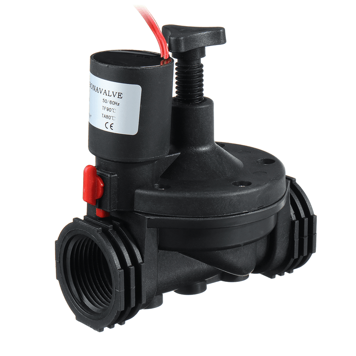 3/4 Inch AC 12/24V Industrial Water Irrigation Valve 24V AC Solenoid Valves Garden Controller - MRSLM