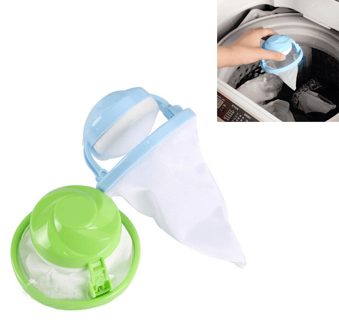 Honana BH-225 Mesh Laundry Filter Wool Washing Ball Hair Removal Device Magic Floating Washing Bag - MRSLM