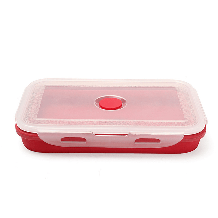 Ipree® 4 Size Collapsible Silicone Lunch Boxes Portable Food Storage Kitchen Containers - MRSLM