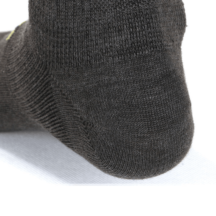 Mens Casual Letter SPORT Cotton Ankle Socks High Elastic Breathable Socks - MRSLM