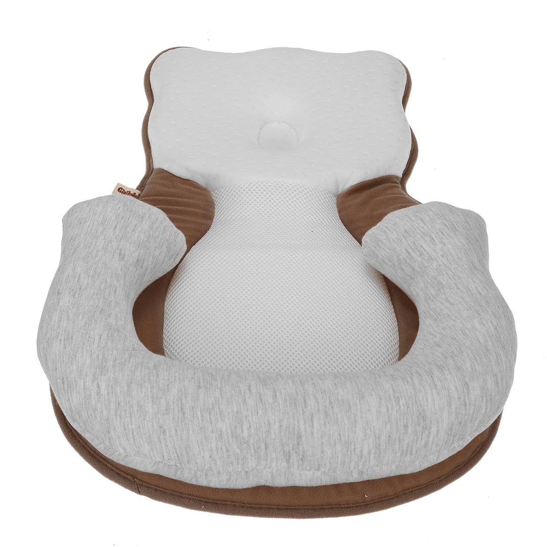 Baby Infant Newborn Folding Breathable Pillow Sleep Mat U Style Prevent Deviated Head Positioner - MRSLM