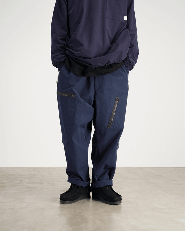 Waterproof Oversized Multi Pocket Zip Trousers - MRSLM