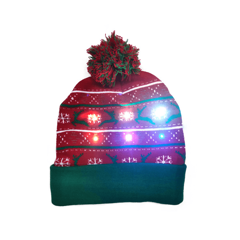 Christmas Knitted Hat with Flanging Ball - MRSLM