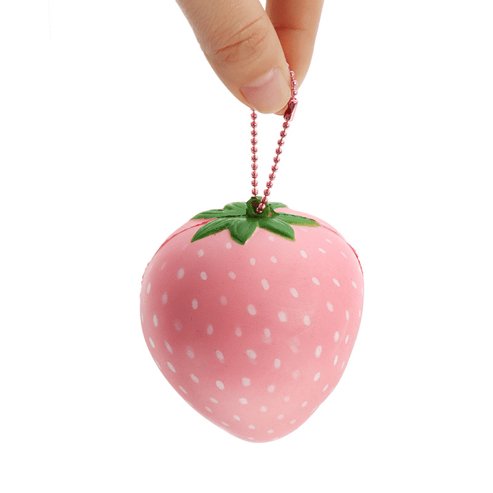 Squishyfun Strawberry Squishy Slow Rising 8CM Squeeze Toy Original Packaging Collection Gift - MRSLM