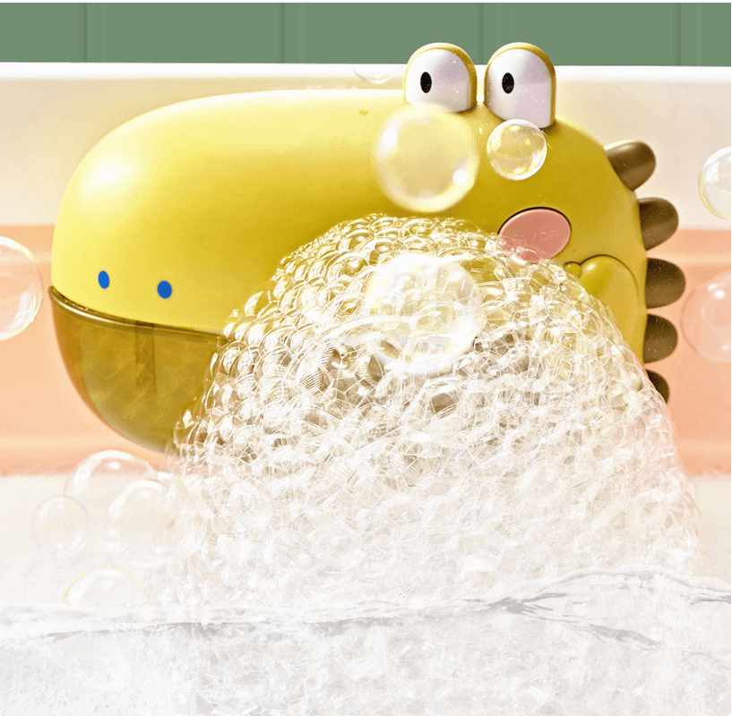 Bathroom Bathing Water Toy Automatic Dinosaur Bubble Baby Shower Crab Spitting Bubble - MRSLM