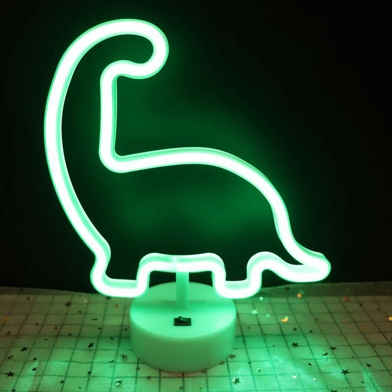 Upgrade Neon Night Light Rabbit Vibrato Anchor Bigmouth Bird Creative Night Light Spot - MRSLM