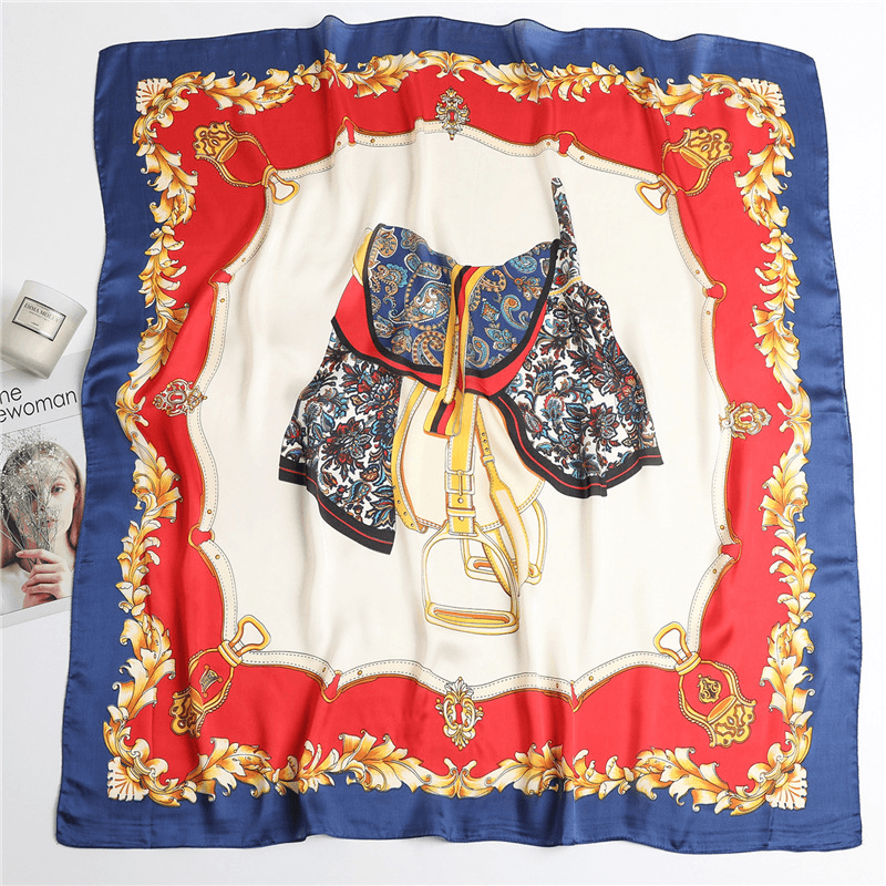 Fashion All-Match Women'S Simulation Silk Scarf - MRSLM