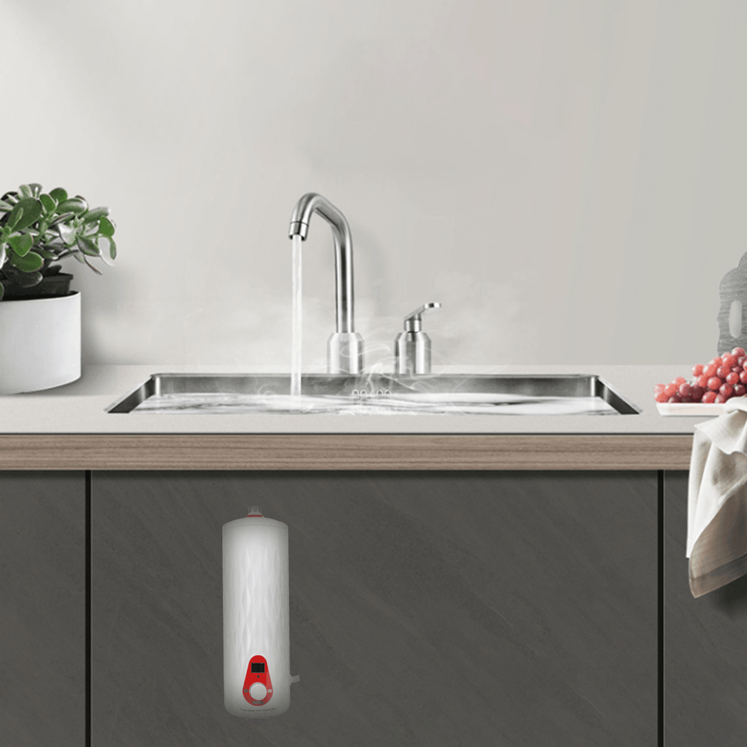 Electric Water Heater Instant Bathroom Hot under Sink Kitchen 5500W 55℃ 220V - MRSLM